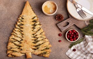 Albero di Natale con pesto e Mozzarella Tradizionale STG